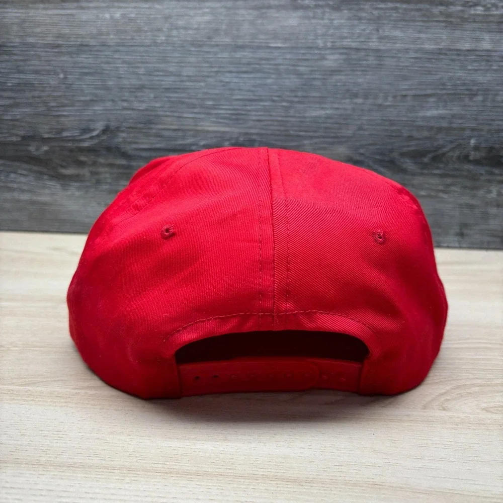 Vintage Successful Farming Hat Cap Snap Back Red Agriculture Farm Magazine Promo